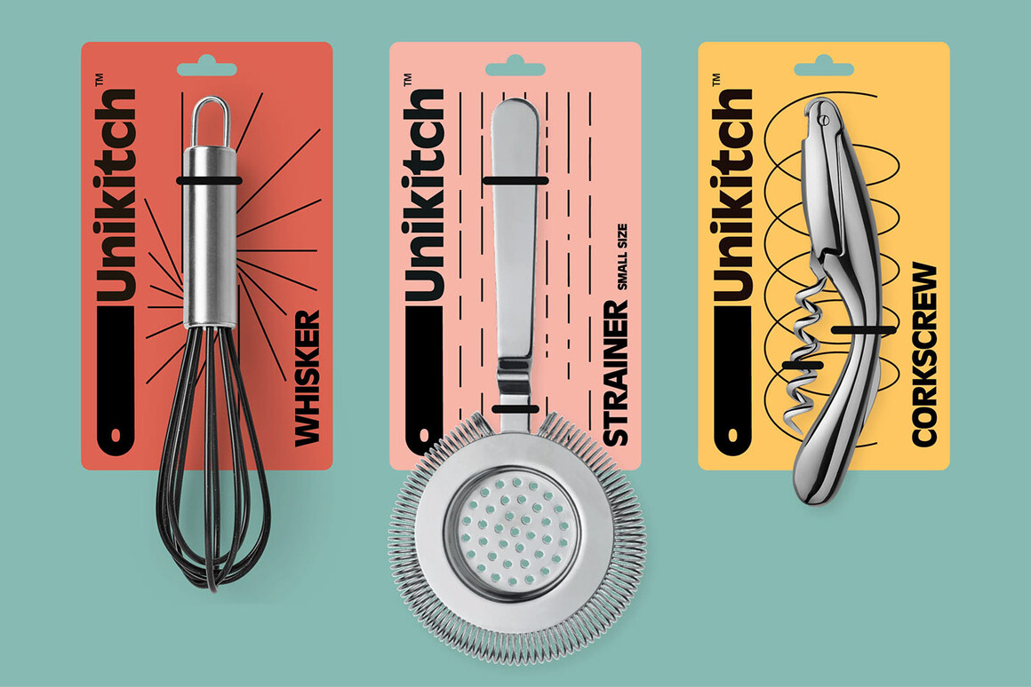 unikitch厨房工具用品包装设计