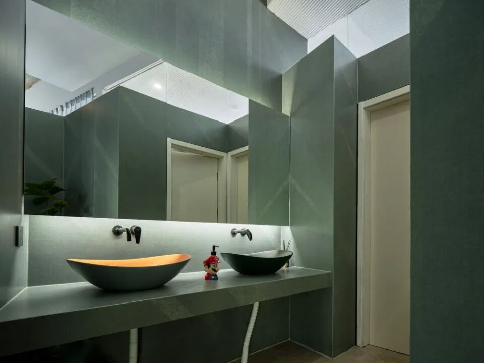 竹海岩间，国色渐显 | 冠珠瓷砖与课间酒店的空间美学实践