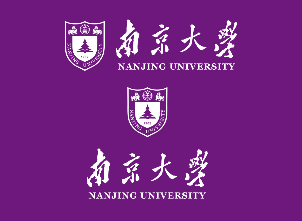 南京大学校徽logo免抠PNG(白色版和彩色版)ai,SVG矢量素材