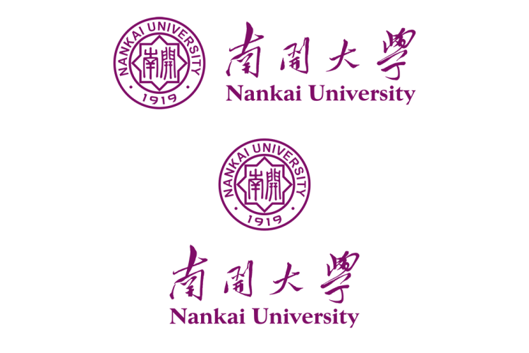 南开大学校徽logo免抠PNG(白色版和彩色版)ai,SVG矢量素材