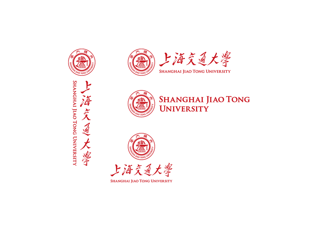 上海交通大学校徽logo免抠PNG(白色版和彩色版)ai,SVG矢量素材
