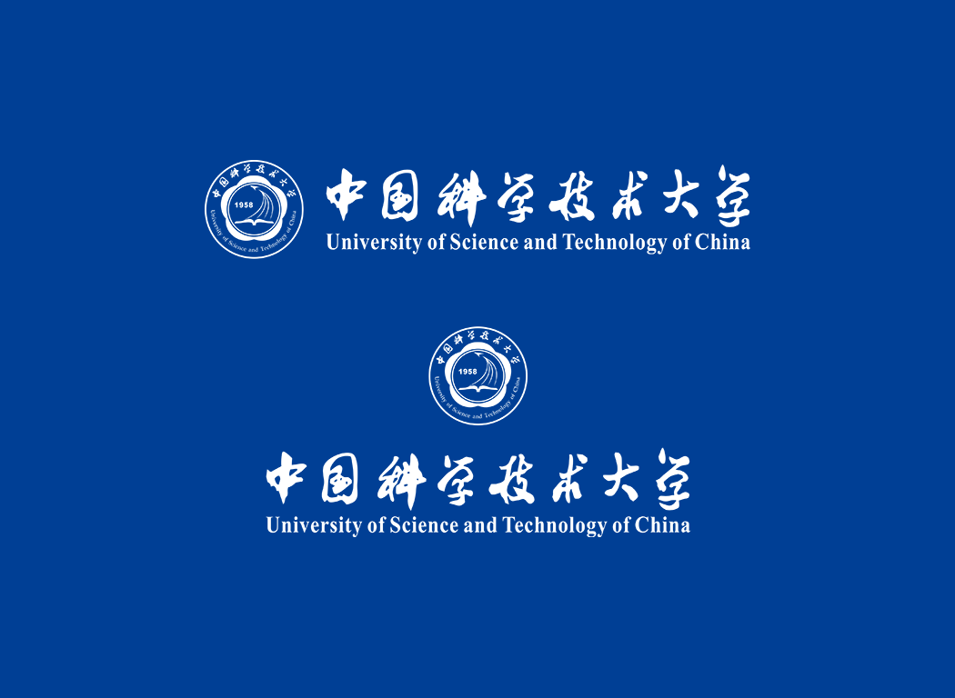 中国科学技术大学校徽logo免抠PNG(白色版和彩色版)ai,SVG矢量素材