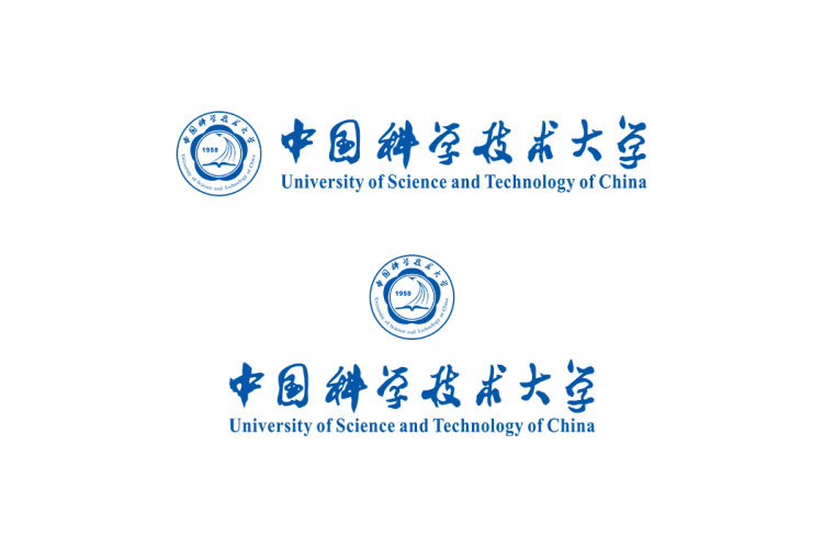 中国科学技术大学校徽logo免抠PNG(白色版和彩色版)ai,SVG矢量素材