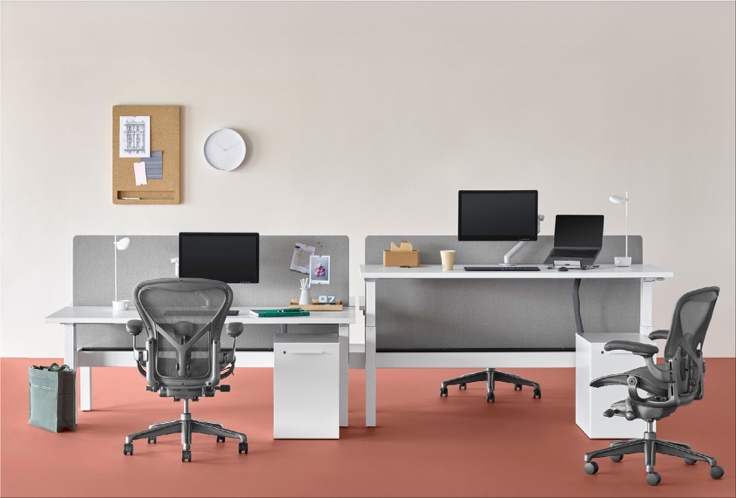 Herman Miller Nevi升降桌：灵动升降，姿态自如