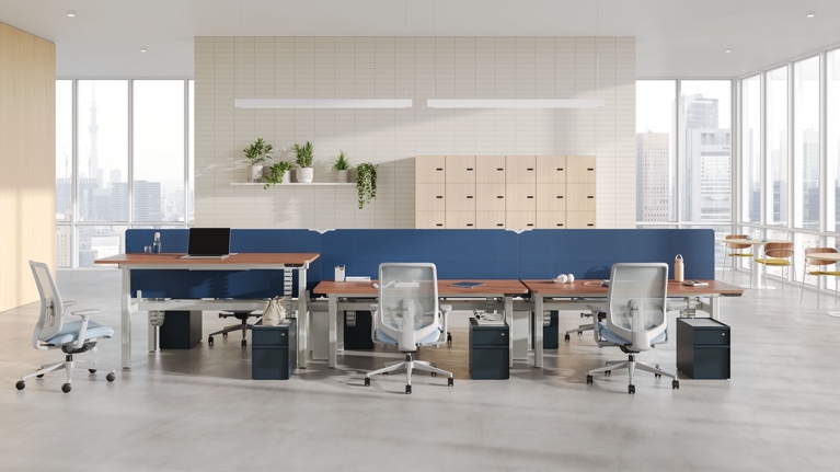 Herman Miller Nevi升降桌：灵动升降，姿态自如