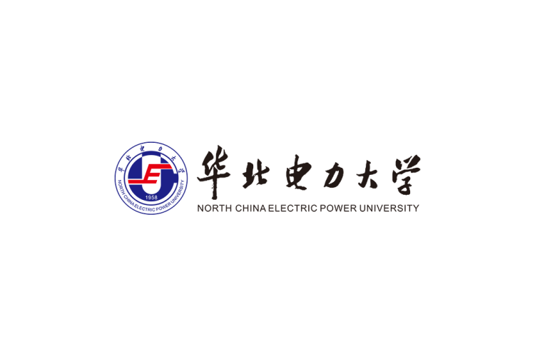 华北电力大学校徽logo免抠PNG(白色版和彩色版)ai,SVG矢量素材