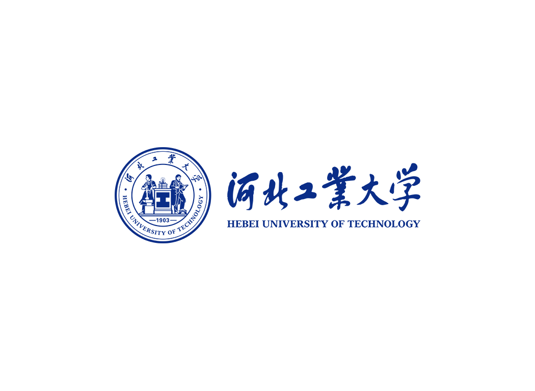 河北工业大学校徽logo免抠PNG(白色版和彩色版)ai,SVG矢量素材