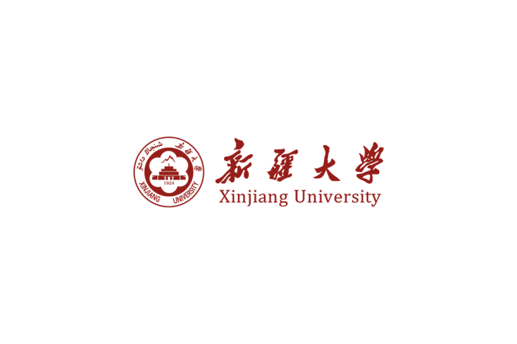 新疆大学校徽logo免抠PNG(白色版和彩色版)ai,SVG矢量素材