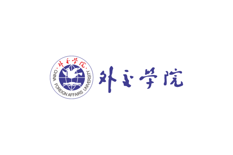 外交学院校徽logo免抠PNG(白色版和彩色版)ai,SVG矢量素材