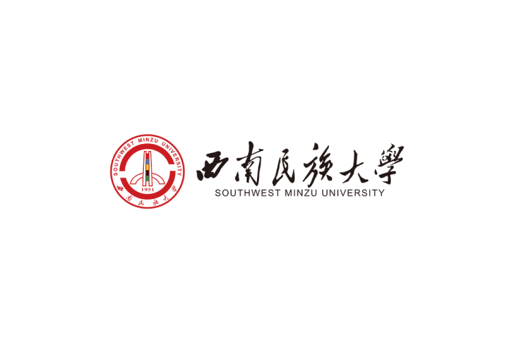 西南民族大学校徽logo免抠PNG(白色版和彩色版)ai,SVG矢量素材