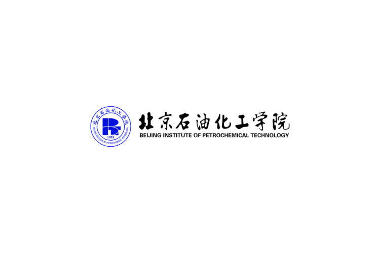 北京石油化工学院校徽logo免抠PNG(白色版和彩色版)ai,SVG矢量素材