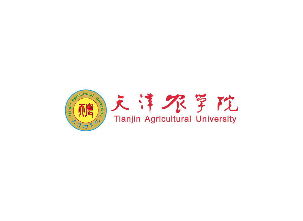 天津农学院校徽logo免抠PNG(白色版和彩色版)ai,SVG矢量素材