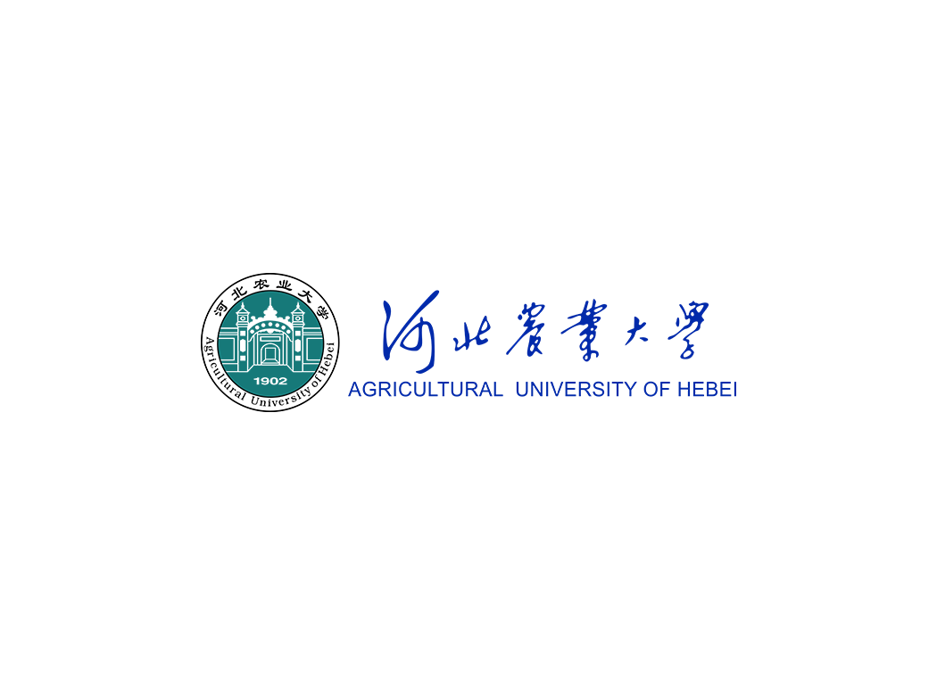 河北农业大学校徽logo免抠PNG(白色版和彩色版)ai矢量素材