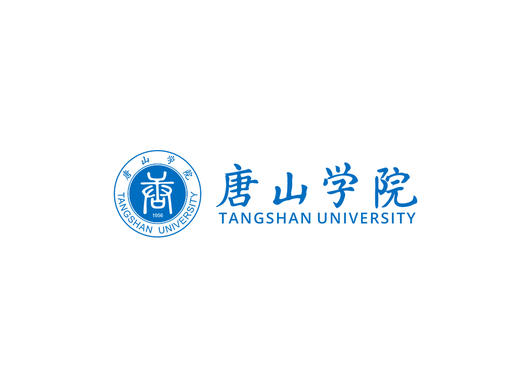 唐山学院校徽logo免抠PNG(白色版和彩色版)ai矢量素材