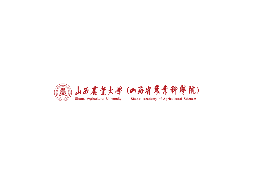 山西农业大学(山西省农业科学院)校徽logo免抠PNG(白色版和彩色版)ai矢量素材