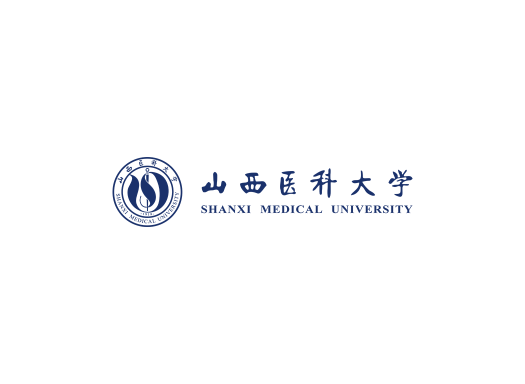 山西医科大学校徽logo免抠PNG(白色版和彩色版)ai矢量素材