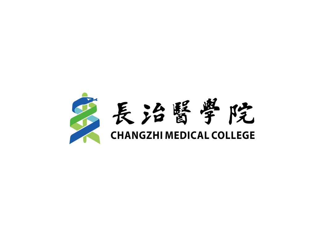 长治医学院校徽logo免抠PNG(白色版和彩色版)ai矢量素材