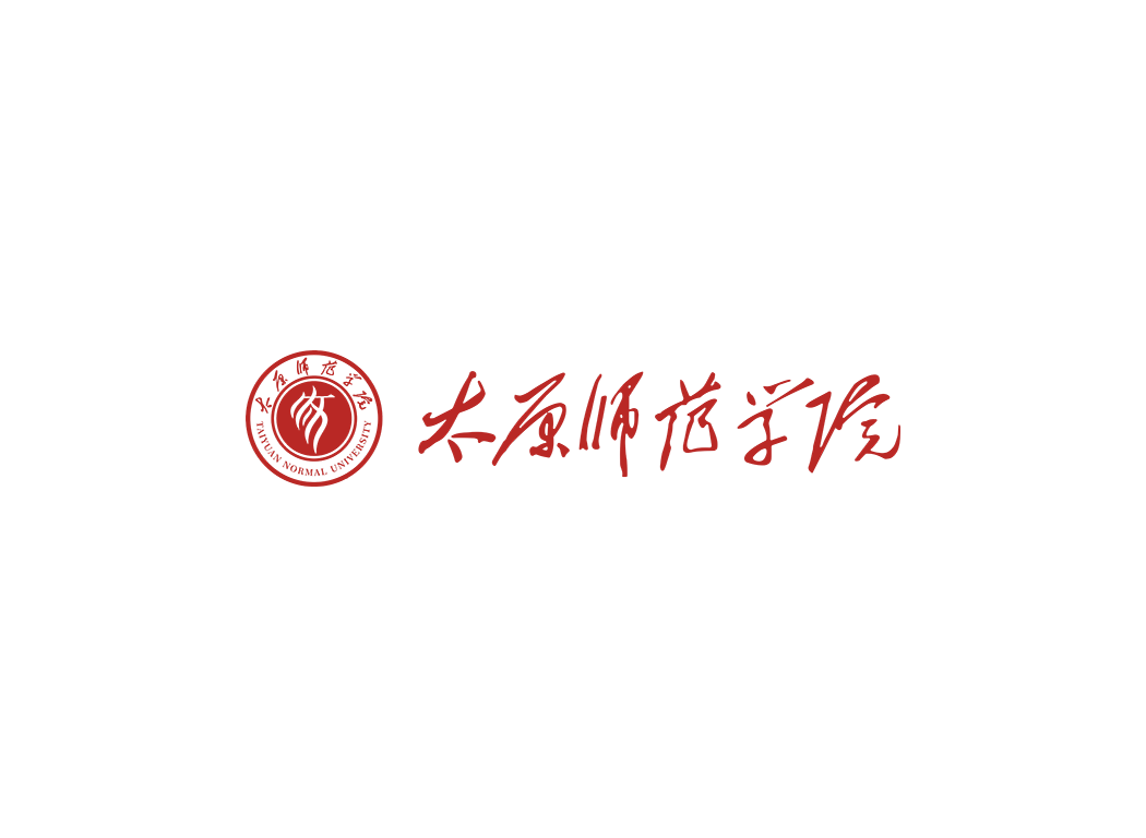 太原师范学院校徽logo免抠PNG(白色版和彩色版)ai矢量素材