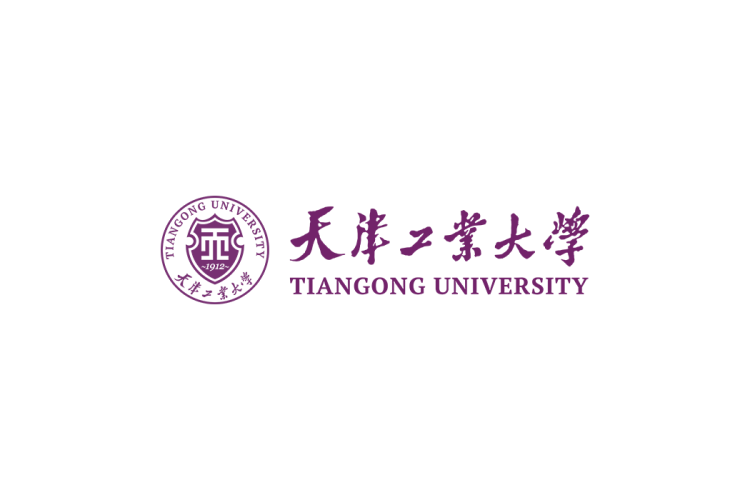 天津工业大学校徽logo免抠PNG(白色版和彩色版)ai,SVG矢量素材