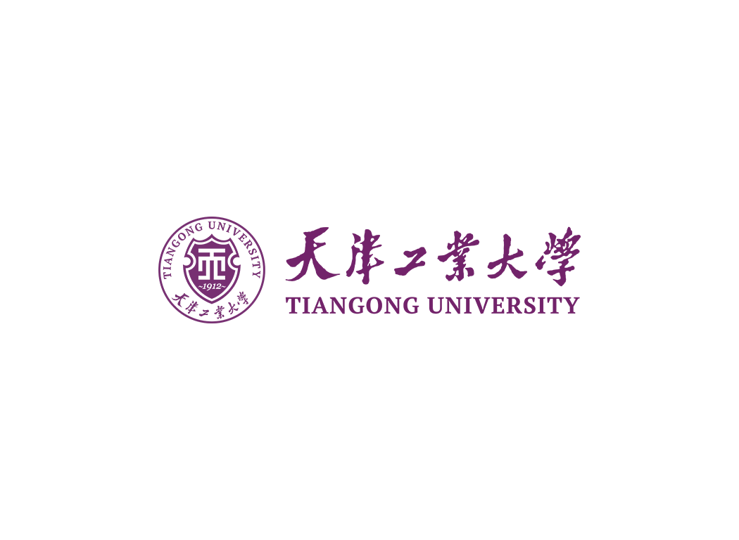 天津工业大学校徽logo免抠PNG(白色版和彩色版)ai,SVG矢量素材