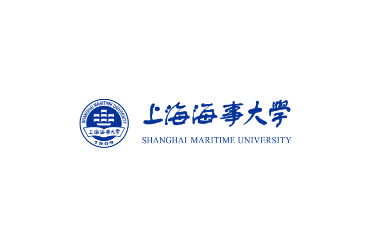 上海海事大学校徽logo免抠PNG(白色版和彩色版)ai矢量素材