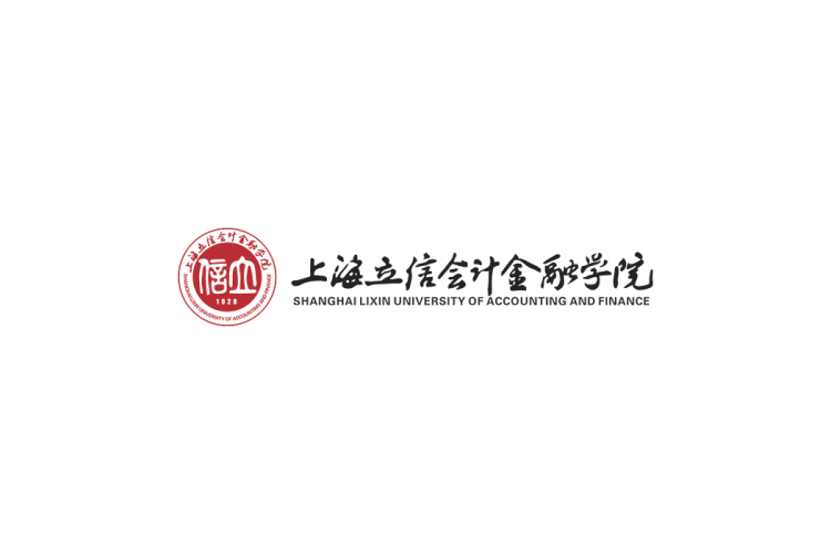 上海立信会计金融学院校徽logo免抠PNG(白色版和彩色版)ai矢量素材