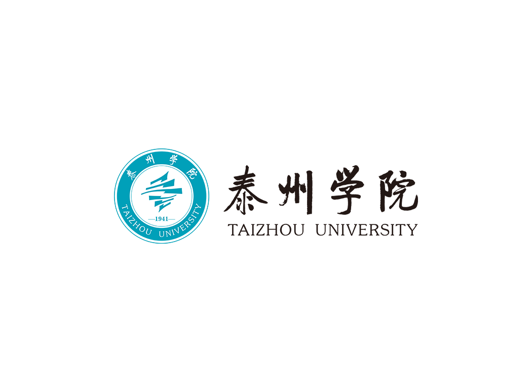 泰州学院校徽logo免抠PNG(白色版和彩色版)ai矢量素材