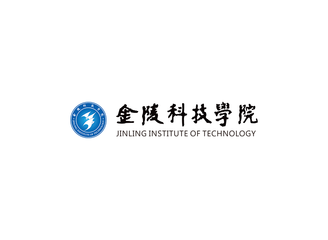 金陵科技学院校徽logo免抠PNG(白色版和彩色版)ai矢量素材