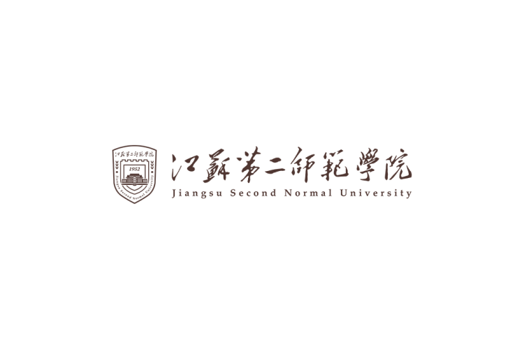 江苏第二师范学院校徽logo免抠PNG(白色版和彩色版)ai矢量素材