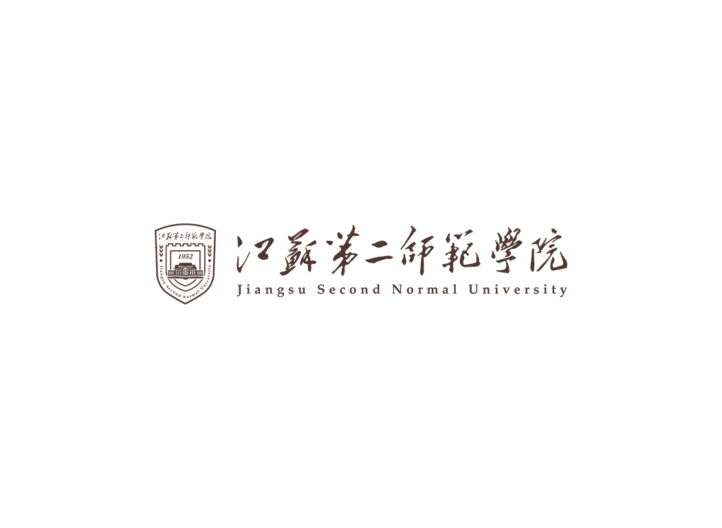 江苏第二师范学院校徽logo免抠PNG(白色版和彩色版)ai矢量素材