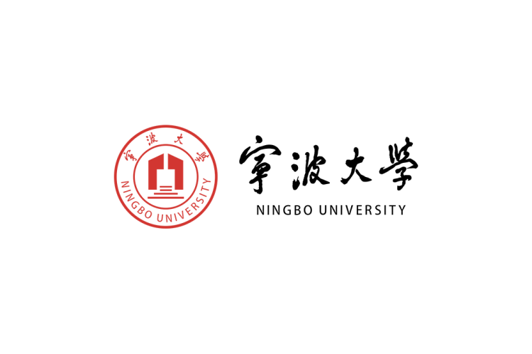宁波大学校徽logo免抠PNG(白色版和彩色版)ai矢量素材