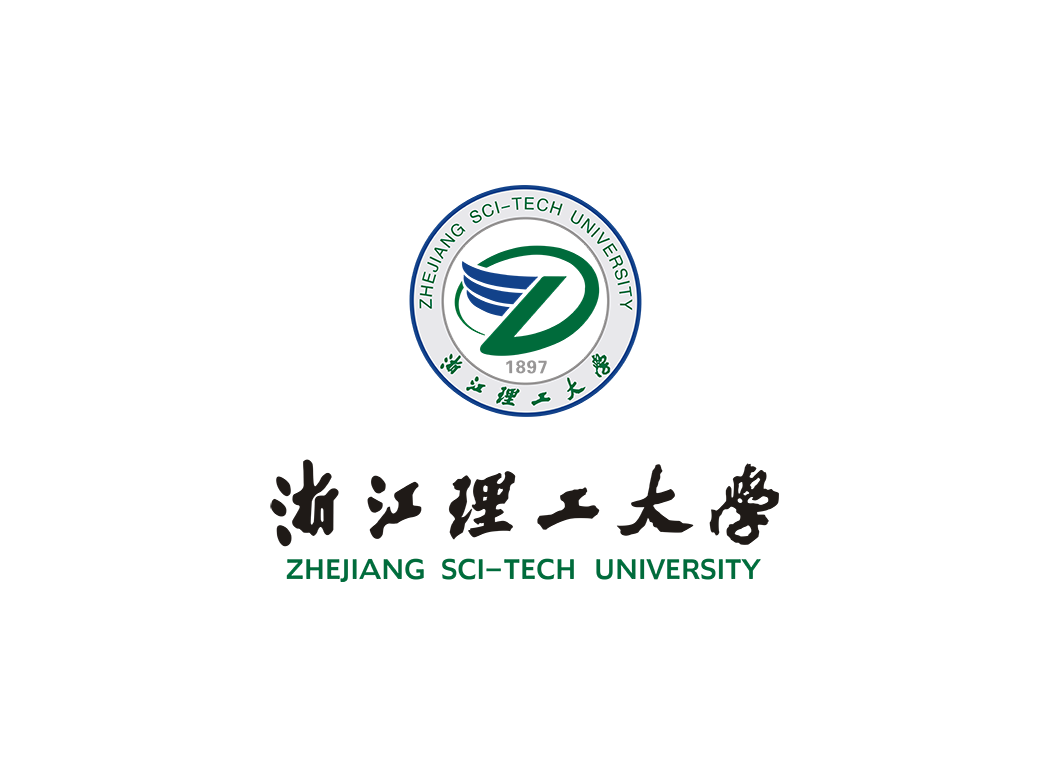 浙江理工大学校徽logo免抠PNG(白色版和彩色版)ai矢量素材