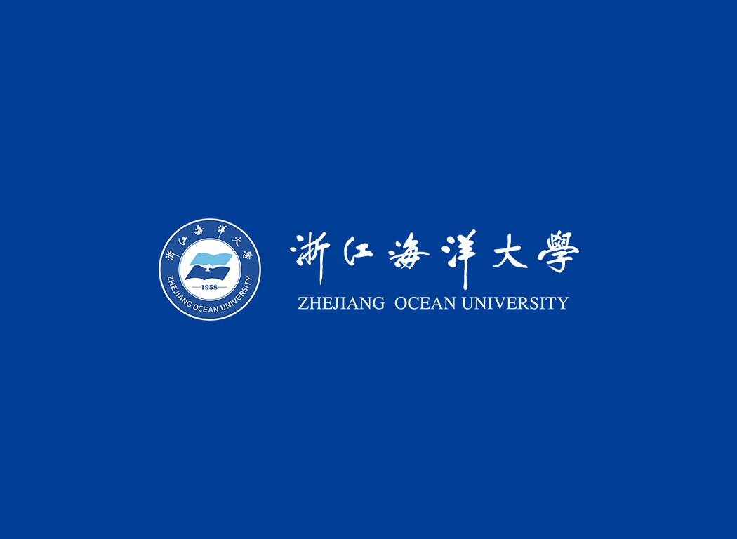浙江海洋大学校徽logo免抠PNG(白色版和彩色版)ai矢量素材