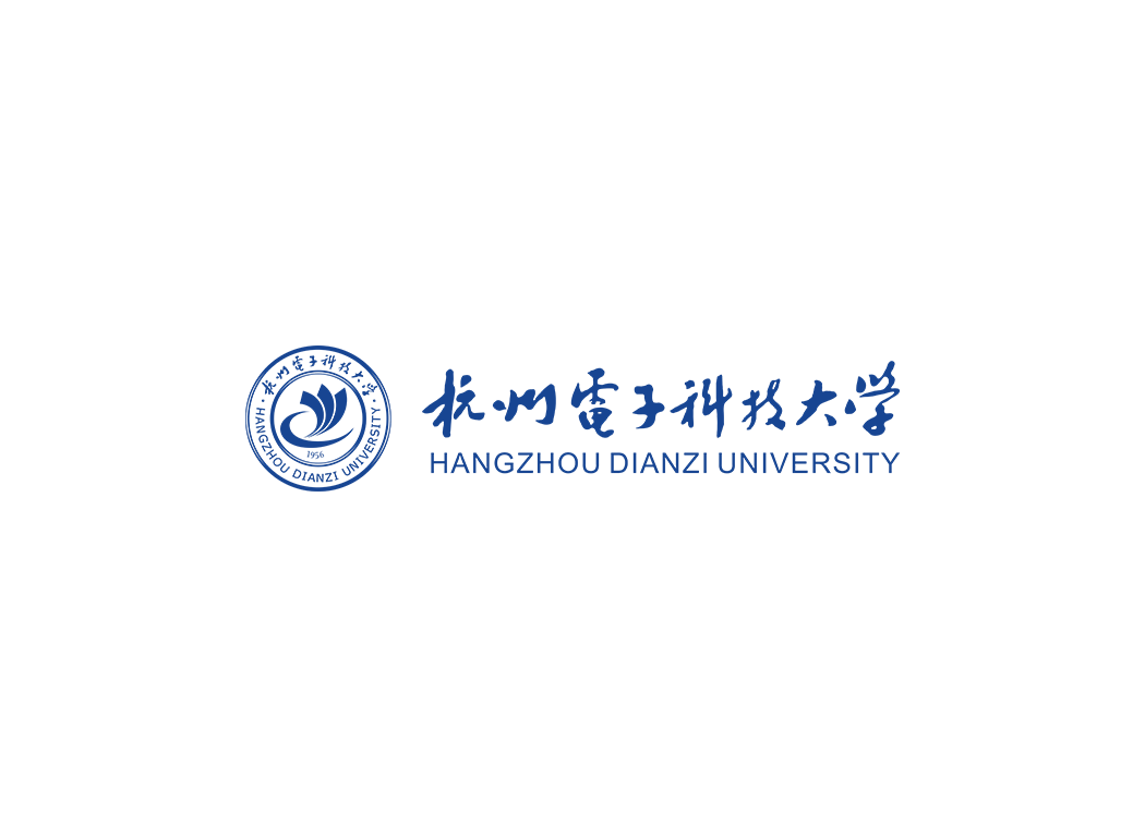杭州电子科技大学校徽logo免抠PNG(白色版和彩色版)ai矢量素材