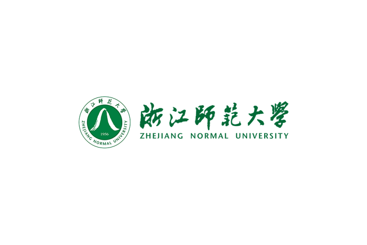 浙江师范大学校徽logo免抠PNG(白色版和彩色版)ai矢量素材