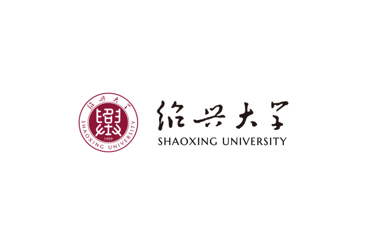绍兴大学校徽logo免抠PNG(白色版和彩色版)ai矢量素材