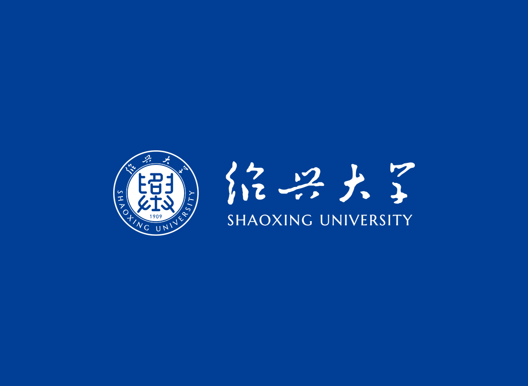 绍兴大学校徽logo免抠PNG(白色版和彩色版)ai矢量素材