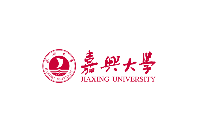 嘉兴大学校徽logo免抠PNG(白色版和彩色版)ai矢量素材