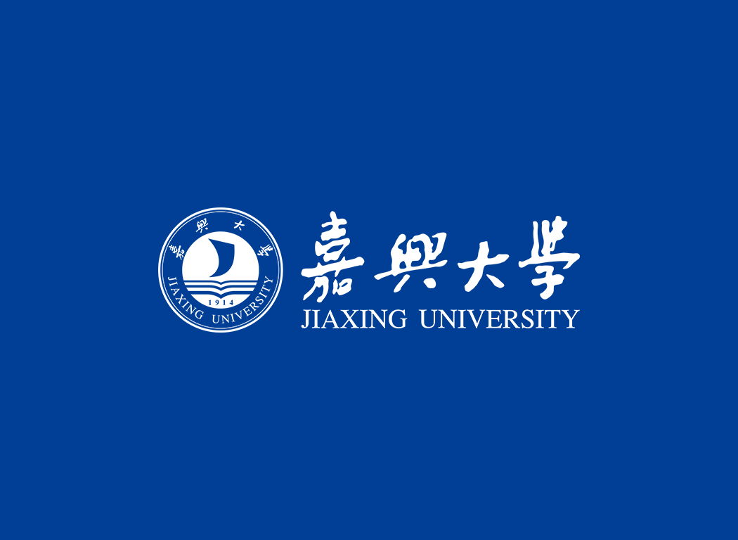 嘉兴大学校徽logo免抠PNG(白色版和彩色版)ai矢量素材