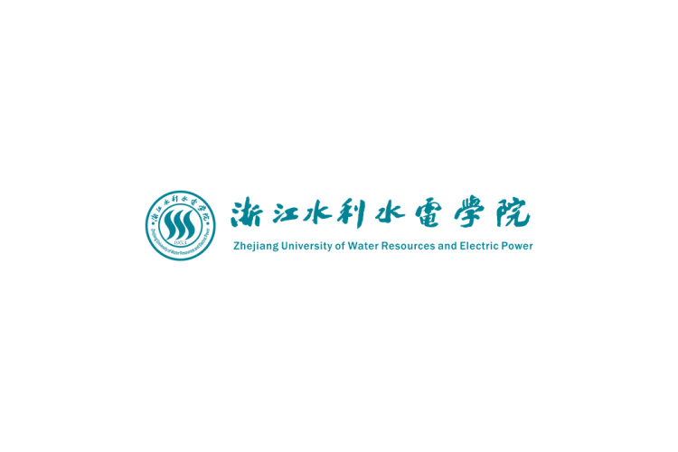 浙江水利水电学院校徽logo免抠PNG(白色版和彩色版)ai矢量素材