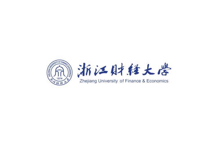 浙江财经大学校徽logo免抠PNG(白色版和彩色版)ai矢量素材