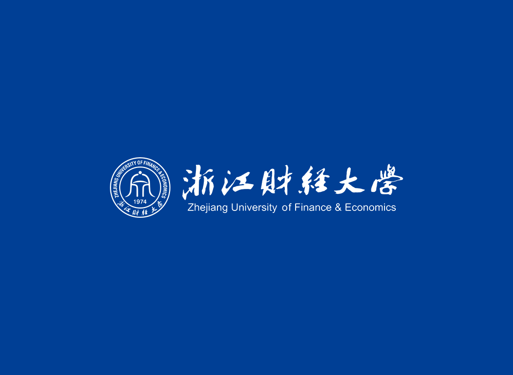 浙江财经大学校徽logo免抠PNG(白色版和彩色版)ai矢量素材