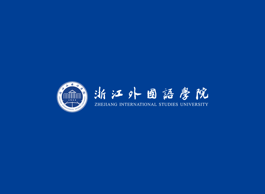 浙江外国语学院校徽logo免抠PNG(白色版和彩色版)ai矢量素材