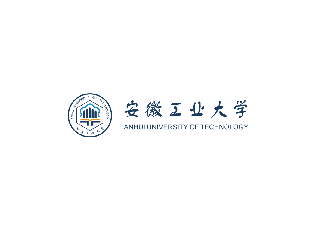 安徽工业大学校徽logo免抠PNG(白色版和彩色版)ai矢量素材
