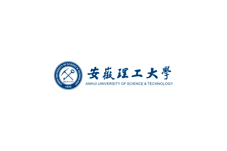 安徽理工大学校徽logo免抠PNG(白色版和彩色版)ai矢量素材