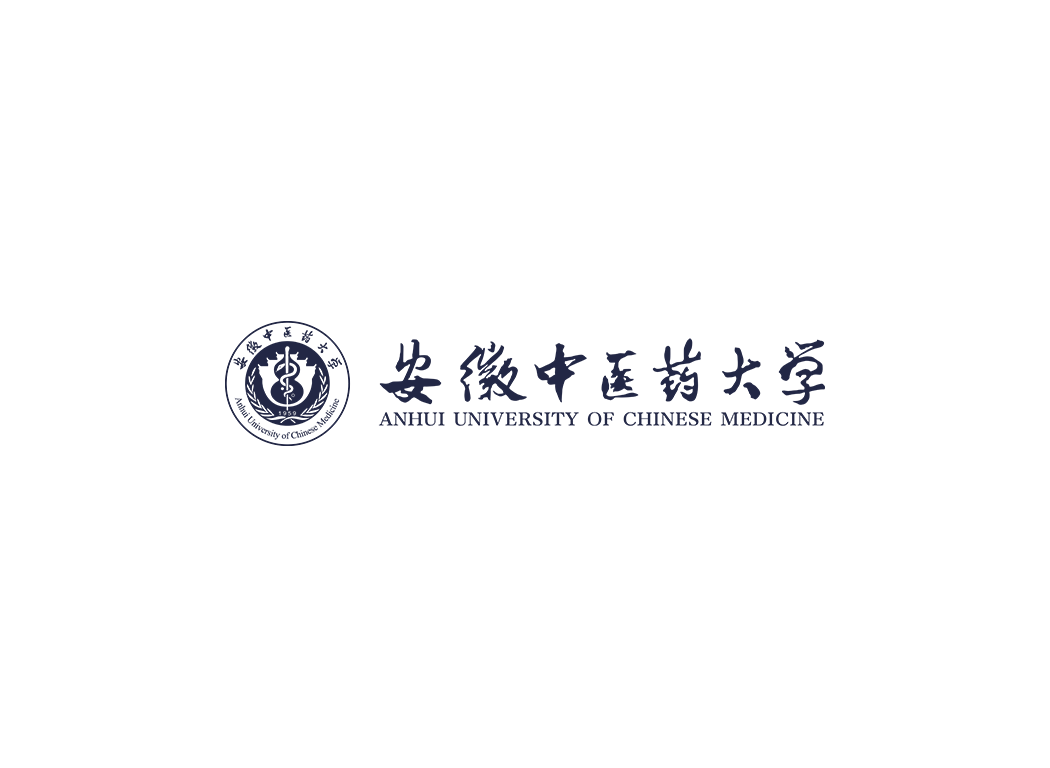 安徽中医药大学校徽logo免抠PNG(白色版和彩色版)ai矢量素材