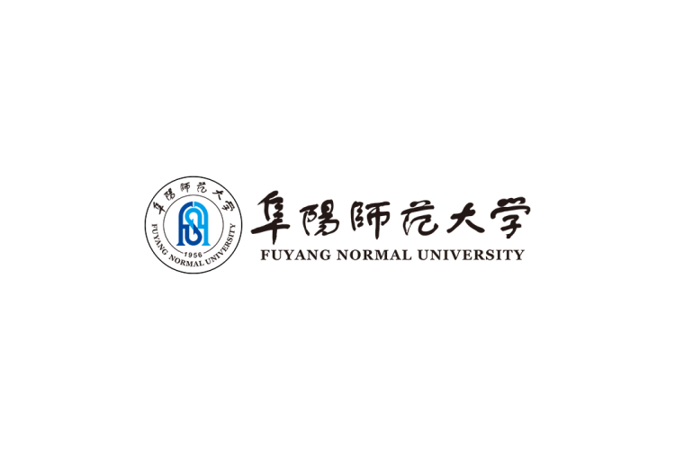 阜阳师范大学校徽logo免抠PNG(白色版和彩色版)ai矢量素材