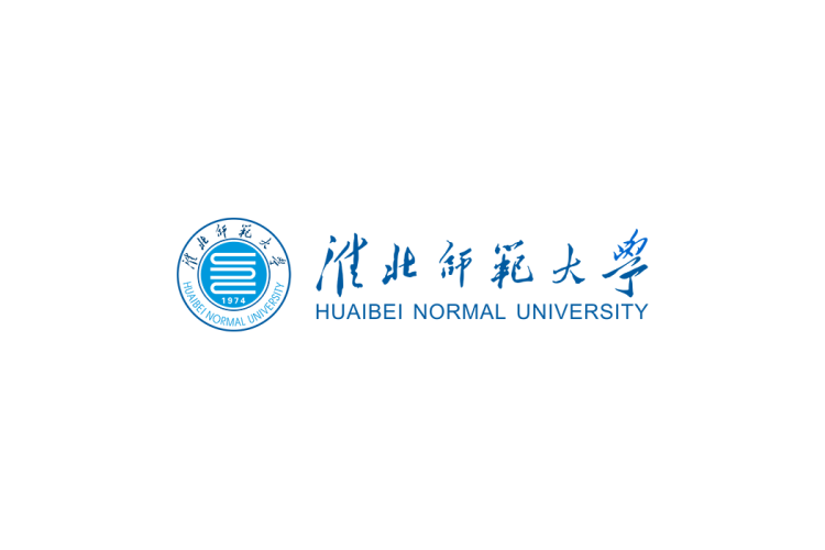 淮北师范大学校徽logo免抠PNG(白色版和彩色版)ai矢量素材