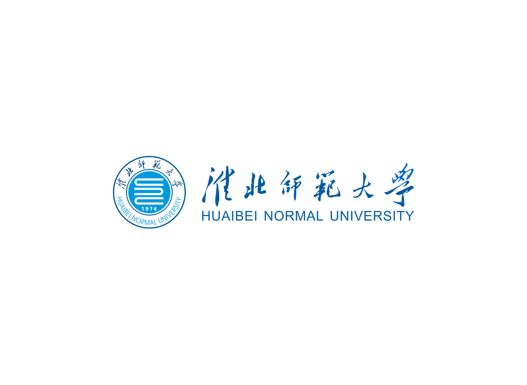 淮北师范大学校徽logo免抠PNG(白色版和彩色版)ai矢量素材