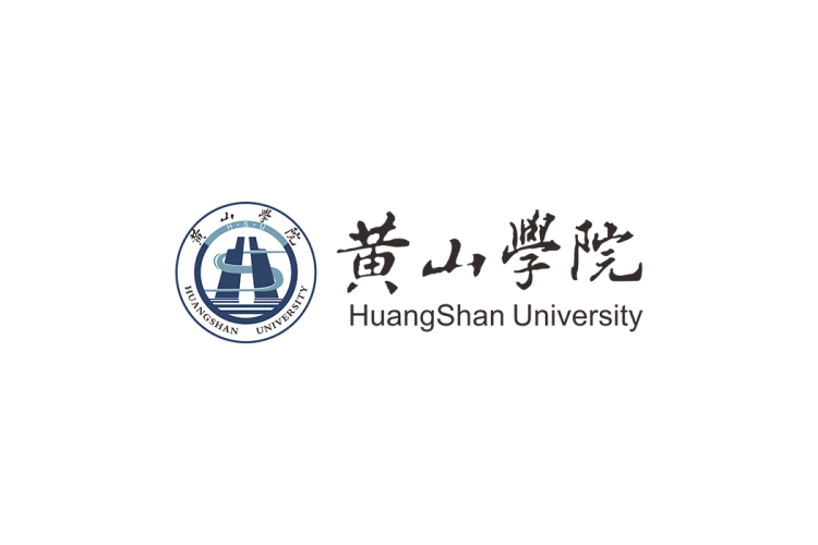 黄山学院校徽logo免抠PNG(白色版和彩色版)ai矢量素材